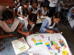 Legal aid camp in progress by Priya Sarv Utthan Seva Sansthan - Free legal consultation and rights education for marginalized communities in Madhya Pradesh